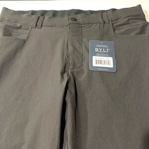 BYLT NWT Black Ace Jogger Pants 33 X 28